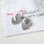 1 Piece Ig Style Sweet Cherry Heart Shape Flower Alloy Plating Inlay Jewelry Accessories