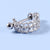 1 Piece Lady Heart Shape Inlay Stainless Steel Zircon Ear Studs