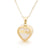 1 Piece Mama Simple Style Heart Shape Titanium Steel Inlay Birthstone Zircon Pendant Necklace