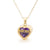 1 Piece Mama Simple Style Heart Shape Titanium Steel Inlay Birthstone Zircon Pendant Necklace