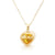 1 Piece Mama Simple Style Heart Shape Titanium Steel Inlay Birthstone Zircon Pendant Necklace