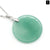 1 Piece Natural Crystal Agate Round Pendant