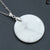 1 Piece Natural Crystal Agate Round Pendant