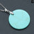 1 Piece Natural Crystal Agate Round Pendant