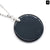 1 Piece Natural Crystal Agate Round Pendant