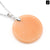 1 Piece Natural Crystal Agate Round Pendant