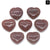 1 Piece Natural Stone Heart Shape