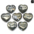 1 Piece Natural Stone Heart Shape