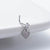 1 Piece Nose Rings & Studs Basic Classic Style Water Droplets Heart Shape Flower 316L Stainless Steel  Copper Plating Inlay Zircon