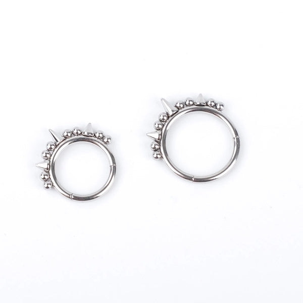 1 Piece Nose Rings & Studs Minimalist Solid Color 304 Stainless Steel