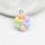 1 Piece Plastic Flower Pendant