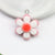 1 Piece Plastic Flower Pendant