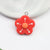 1 Piece Plastic Flower Pendant