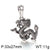 1 Piece Punk Dragon Titanium Steel Jewelry Accessories