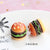 1 Piece Resin Bread Food Jewelry Accessories