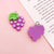 1 Piece Resin Star Heart Shape Grape Pendant