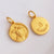 1 Piece Retro Constellation Copper Plating Pendant Jewelry Accessories