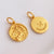 1 Piece Retro Constellation Copper Plating Pendant Jewelry Accessories