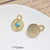 1 Piece Retro Devil's Eye Moon Heart Shape Alloy Inlay Jewelry Accessories