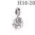 1 Piece Retro Dog Palm Flower Alloy Enamel Jewelry Accessories