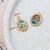 1 Piece Retro Geometric Bear Rose Copper Plating Inlay Jewelry Accessories