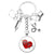 1 Piece Retro Human Heart Syringe Alloy Metal Unisex Bag Pendant Keychain