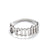 1 Piece Retro Letter Stainless Steel Plating Open Ring