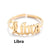 1 Piece Retro Letter Stainless Steel Plating Open Ring