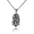 1 Piece Retro Skull Titanium Steel Stoving Varnish Unisex Pendant Necklace