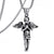 1 Piece Retro Skull Titanium Steel Stoving Varnish Unisex Pendant Necklace