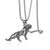 1 Piece Retro Skull Titanium Steel Stoving Varnish Unisex Pendant Necklace