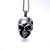 1 Piece Retro Skull Titanium Steel Stoving Varnish Unisex Pendant Necklace