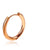 1 Piece Retro Solid Color Plating Stainless Steel Hoop Earrings