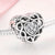 1 Piece Silver Zircon Heart Shape