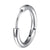 1 Piece Simple Style Circle Plating Stainless Steel Earrings