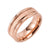 1 Piece Simple Style Circle Solid Color Stainless Steel Polishing Plating Rings