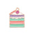 1 Piece Simple Style Clouds Rainbow Windmill Zinc Alloy Enamel Jewelry Accessories