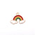 1 Piece Simple Style Clouds Rainbow Windmill Zinc Alloy Enamel Jewelry Accessories