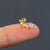 1 Piece Simple Style Commute Geometric Inlay Copper Zircon Ear Studs