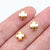 1 Piece Simple Style Cross Alloy Plating Beads Jewelry Accessories