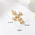 1 Piece Simple Style Cross Heart Shape Butterfly Copper Plating Jewelry Accessories