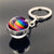 1 Piece Simple Style Earth Zinc Alloy Patchwork Unisex Keychain