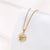 1 Piece Simple Style Flower Dragonfly Butterfly Stainless Steel Titanium Steel Plating Inlay Zircon Pendant Necklace