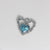 1 Piece Simple Style Heart Shape Alloy Plating Inlay Jewelry Accessories