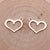 1 Piece Simple Style Heart Shape Alloy Plating Pendant Jewelry Accessories