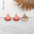 1 Piece Simple Style Heart Shape Mermaid Fish Scales Alloy Enamel Pendant Jewelry Accessories