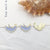 1 Piece Simple Style Heart Shape Mermaid Fish Scales Alloy Enamel Pendant Jewelry Accessories