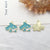 1 Piece Simple Style Heart Shape Mermaid Fish Scales Alloy Enamel Pendant Jewelry Accessories