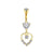 1 Piece Simple Style Heart Shape Pineapple Butterfly Plating Inlay Stainless Steel Zircon Navel Stud