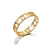 1 Piece Simple Style Heart Shape Stainless Steel Plating Rings